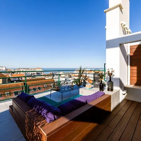 Skyline - Keyweek 23 Bedrooms Apt With Rooftop Sea View Parking 비아히쯔