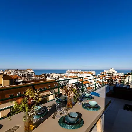 Skyline - Keyweek 23 Bedrooms Apt With Rooftop Sea View Parking 아파트 *