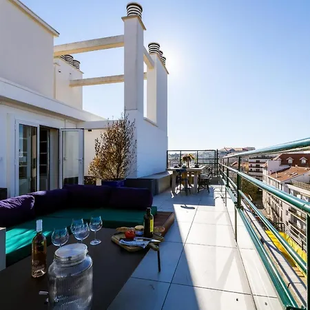 아파트 Skyline - Keyweek 23 Bedrooms Apt With Rooftop Sea View Parking *