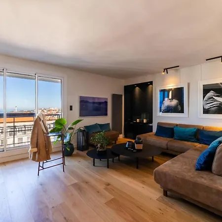 Skyline - Keyweek 23 Bedrooms Apt With Rooftop Sea View Parking
